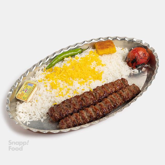 چلو کباب کوبیده مخصوص ایرونی