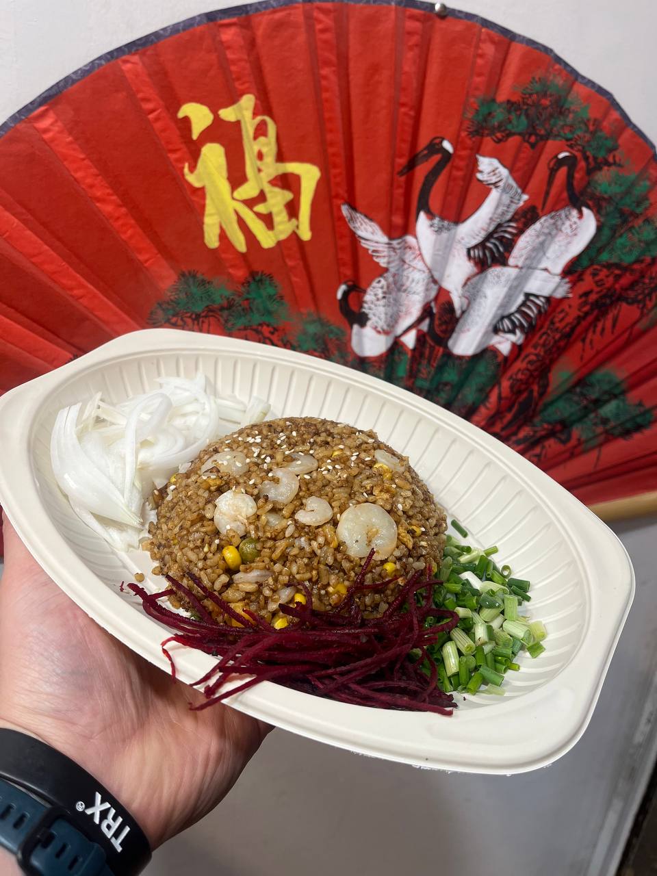 برنج تفت داده شده میگو Shrimp Fried rice